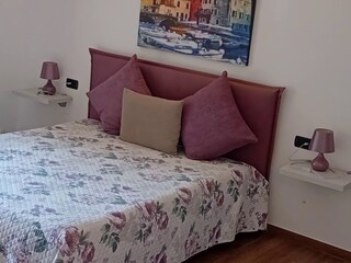 Comfortable bed with high-quality matress