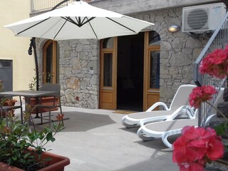 Large private terrace