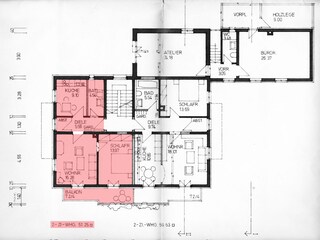Landhaus Albrecht | Ferienwohnung 1. Etage | Grundriss