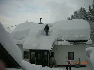 Haus im Winter