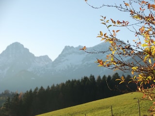 Herbstliche Aussicht am Hof