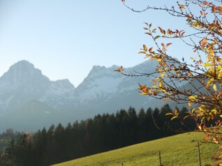 Herbstliche Aussicht am Hof