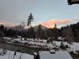 Sonnenaufgang beim Landhaus Bürtlmair