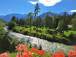 Aussicht vom Balkon beim Landhaus Bürtlmair
