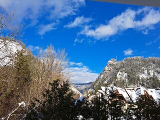 Ausblick vom Einbettzimmer "Steyrblick"