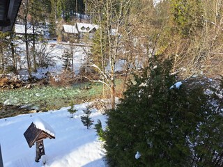 Ausblick vom Einbettzimmer "Steyrblick"