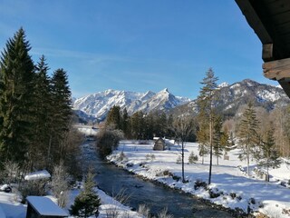 Aussicht vom Balkon