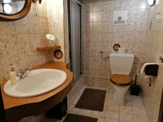 Dusche WC  Zimmer Sonnenschein