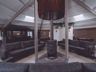 The Silo with wood stove