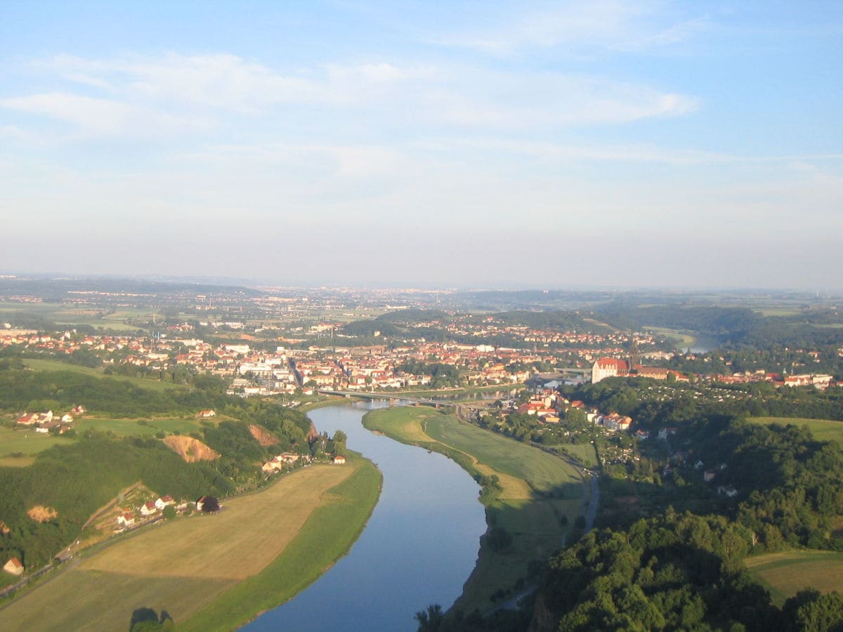 Das Elbtal bei Meißen