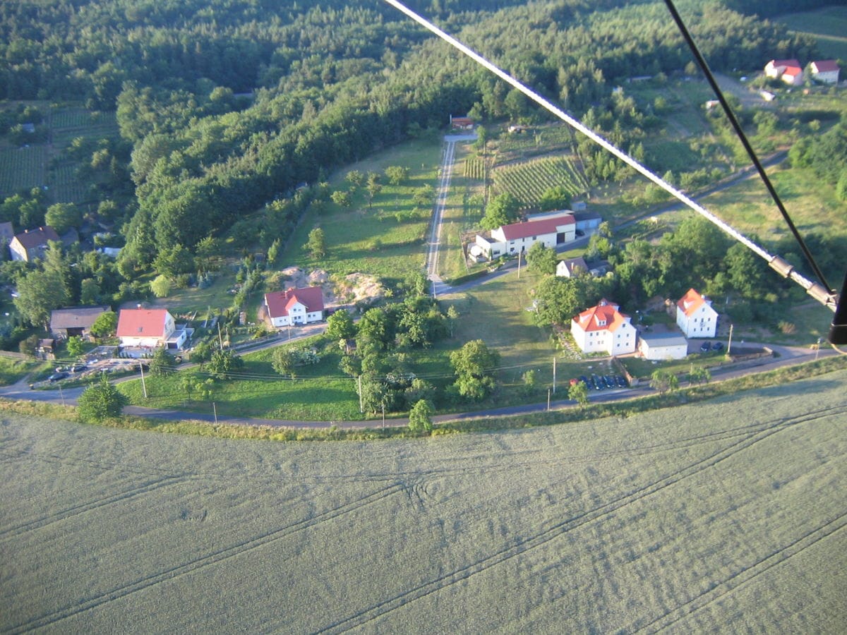 Ansicht Bungalow aus der Luft