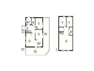Vakantiehuis Vejbystrand Grondplan 10