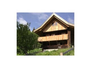 Hütte von unten