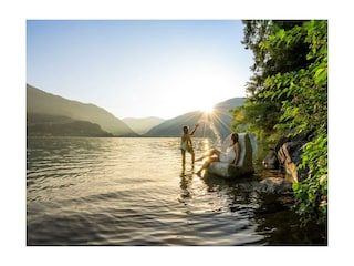 Mirnock-Bank im See_Millstätter See_Sommer ©Gert P