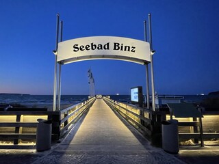 Seebrücke am Abend