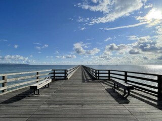 Seebrücke am Morgen