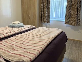 Doppelbett im Schlafzimmer Holler Langerhof Hannersdorf