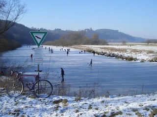 Schlittschuhlaufen am Kemnader See