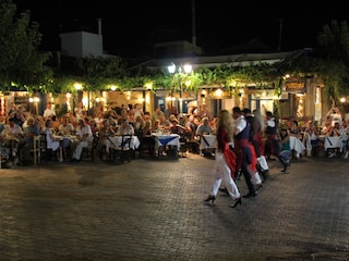 griechischer abend im Dorf