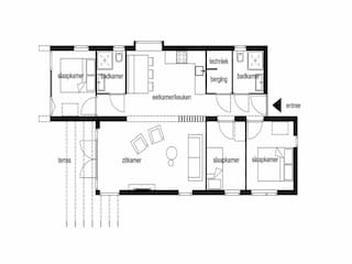 Bungalow Westland Pianta del piano 25