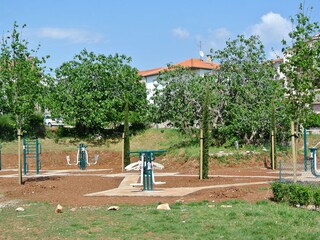 Outdoor workout area 200 m from the house