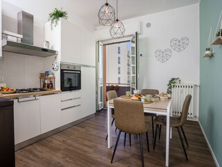 Kitchen with dining area
