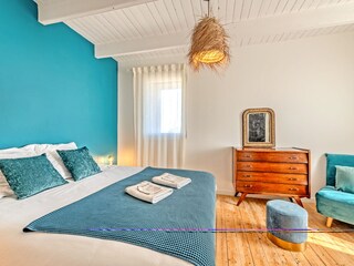 chambre bleu