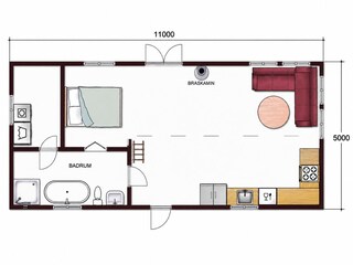 Ferienhaus Stenkullen Grundriss 15