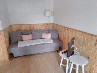 Sitzecke mit TV