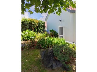 Eingang zum/vom Garten