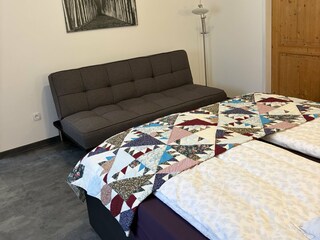 Dost 2x2m double bed, sofa bed Langerhof Hannersdorf