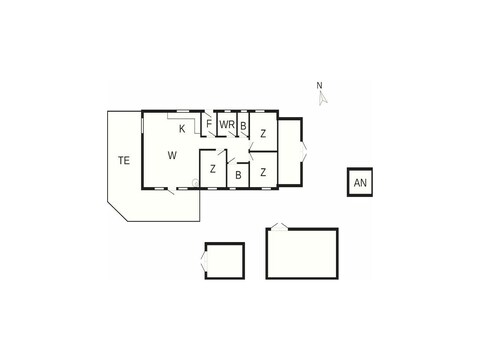Holiday house 8 person holiday home in Hovborg