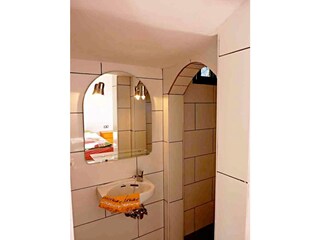 Blick ins 2. Badezimmer