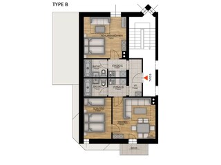 Appartamento per vacanze Maria Alm Pianta del piano 39