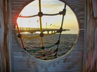 Blick auf die Seebrücke
