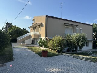The entrance