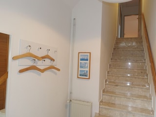 Der separater Eingang zur Wohnung ins Dachgeschoß