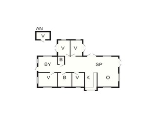 Ferienhaus Otterup Grundriss 2