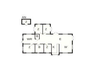 Ferienhaus Otterup Grundriss 3