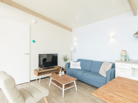 Vakantiepark Comfortabele lodge vlakbij het strand