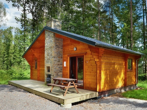 Ferienpark Chalet in Belgien mit Holzdesign