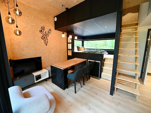 Ferienpark Lodge im Wald von Oignies mit Öko-Design