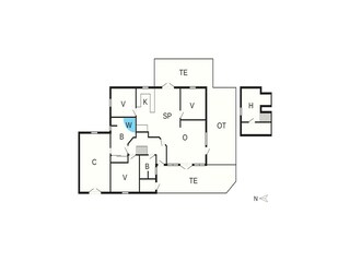 Ferienhaus Aalbæk Grundriss 9