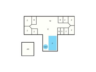 Ferienhaus Vester Husby Grundriss 5