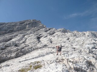 Bergsteigen zur Alpsptze