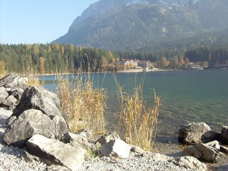 Schwimmen im Eibsee oder um den Eibsee Wandern