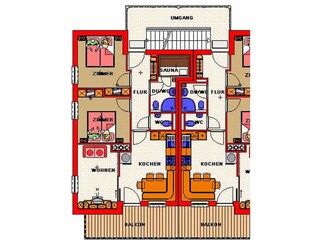 Apartamento de vacaciones Königsleiten Plano de planta 22