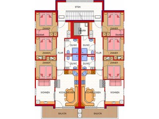 Apartamento de vacaciones Königsleiten Plano de planta 5