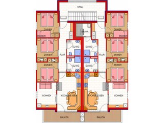 Appartement de vacances Königsleiten Plan d'étage 22