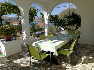 Apartamento Arbanija Grabación al aire libre 4